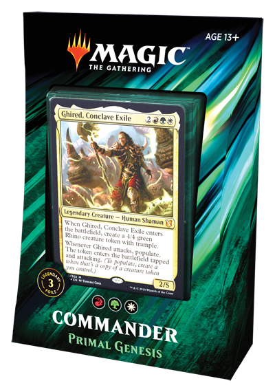 Primal Genesis - Commander 2019 Deck